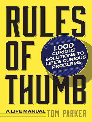 cover image of Rules of Thumb